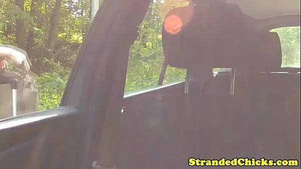Innocent hitchhiking teen from russia car sex Filem hangat panas