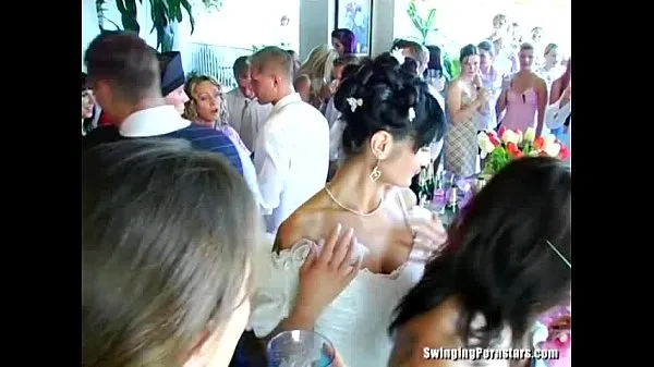 Hot Wedding whores are fucking in public warm Movies