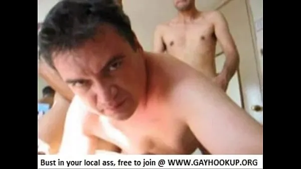 Vroči Gay threesome 3some amateur topli filmi