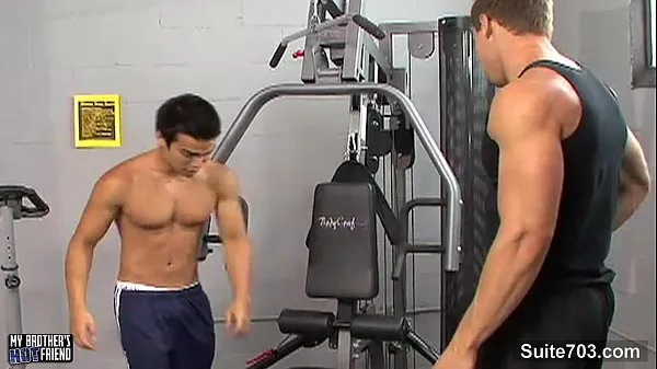 Hot Hot gays fucking asses in the gym warm Movies