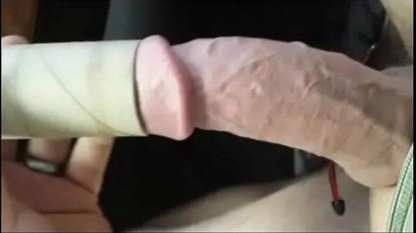 Hot Toilet paper tube test veiny big cock jerking with cockring warm Movies