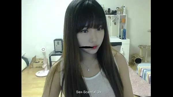 Žhavé Pretty korean girl recording on camera 4 žhavé filmy