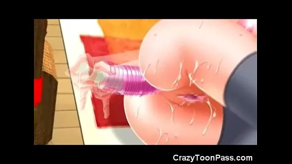 Películas calientes 3D Teen Get Anal Orgasms with Toys cálidas