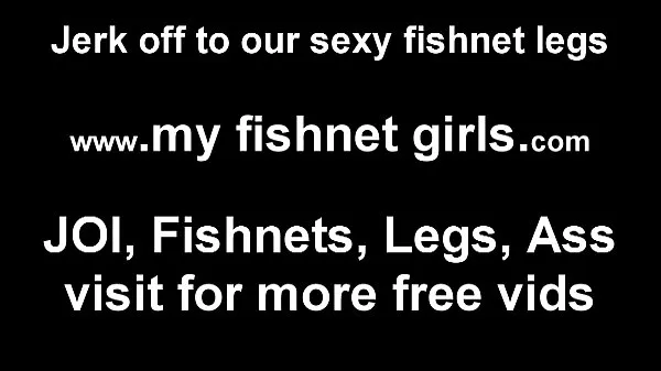 ホットな Cover my sexy fishnets with your cum JOI 温かい映画