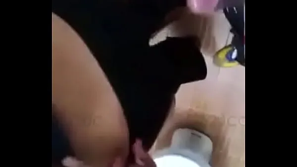 Hot So horny, took her husband to fuck in the bathroom warm Movies