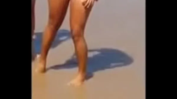Vroči Filming Hot Dental Floss On The Beach - Pussy Soup - Amateur Videos topli filmi