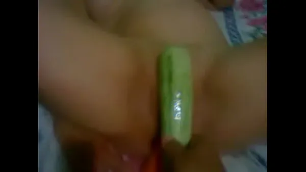 Hot Fucking wife with vegetables warm Movies
