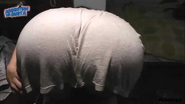 Ultra Round Ass Teen with her dress inside her ass. Nice cameltoe in tight leggi Filem hangat panas