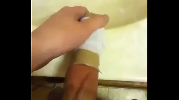 뜨거운 Fucking a toilet paper roll 따뜻한 영화