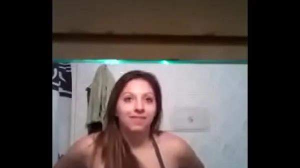 गर्म busty blonde shows her tits in the bathroom गर्म फिल्में