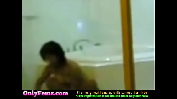 Hot Indonesian Slut in Singapore Cleaning Porn warm Movies