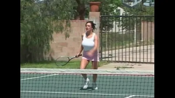 Angelica Sin tennis tits Film hangat yang hangat