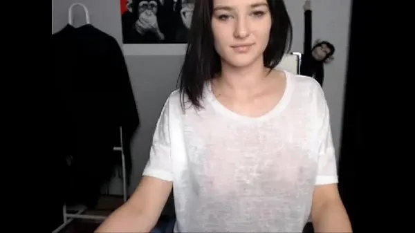 Gorgeous Huge Tit Teen Showing Her Goods Filem hangat panas