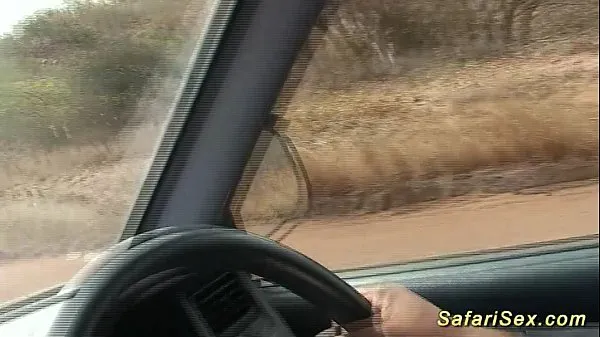 Heta backseat jeep fuck at my safari sex tour varma filmer