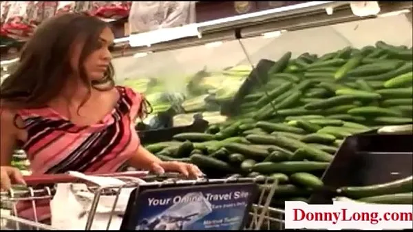Nóng Donny Long picks up big titty attention whore wife at grocry store Phim ấm áp