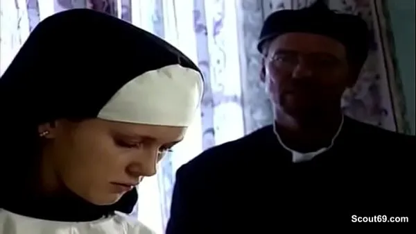 گرم Even nuns need a tail in the monastery گرم فلمیں