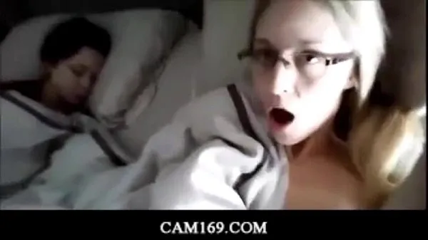Menő Blonde girl masturbating next to her s. friend meleg filmek