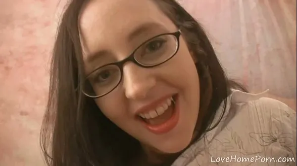 Hot Nerdy sweetheart goes wild and gives a blowjob warm Movies