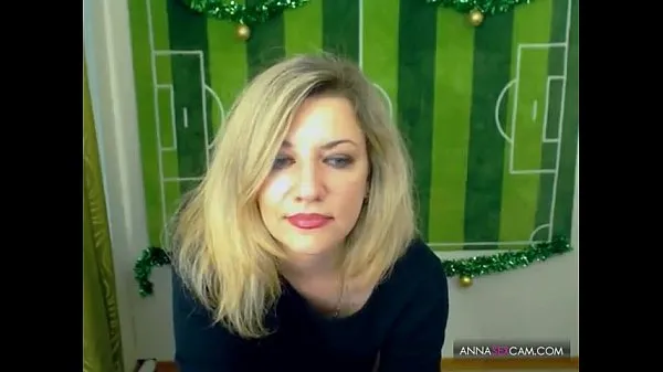 Žhavé Blonde Russian masturbating on webcam žhavé filmy