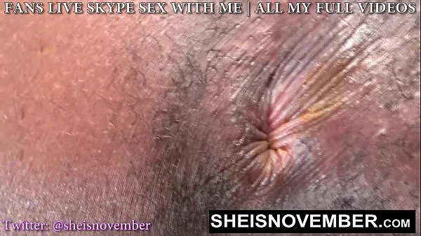 Hotte HD Msnovember Nasty Asshole Sphincter Close Up, Winking Her Dirty Black Butthole Open And Closed on Sheisnovember varme filmer