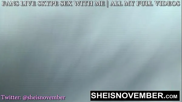 Hot I Give JOI While Stuffing An Enormous Toy Inside My Shaved Pussy Wall While Standing Naked, Busty Hot Babe Sheisnovember Sexy Large Nipples And Natural Tits Shaking While Oil Covered, Spreading Her Cute Big Butt Closeup on Msnovember warm Movies