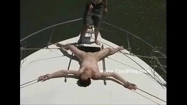 Hot Babe on a boat tied warm Movies