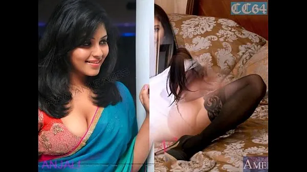 Quente compilação de fotos da atriz Anjali de Tollywood Telugu Filmes quentes