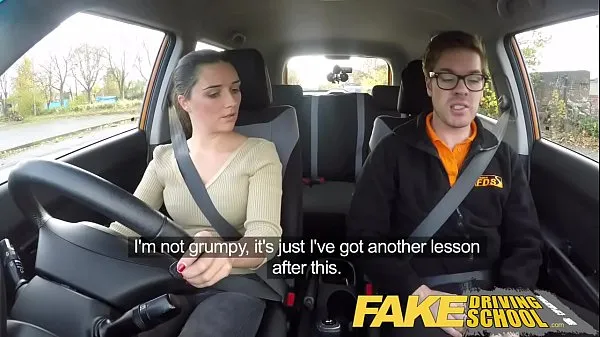 गर्म Fake Driving School little English teen gets fucked after her lesson गर्म फिल्में