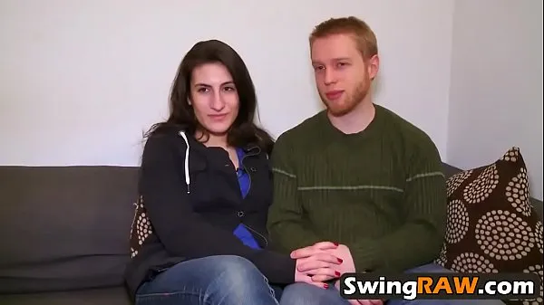 Menő Amazingly beautiful babe and her boyfriend joining a swingers party meleg filmek