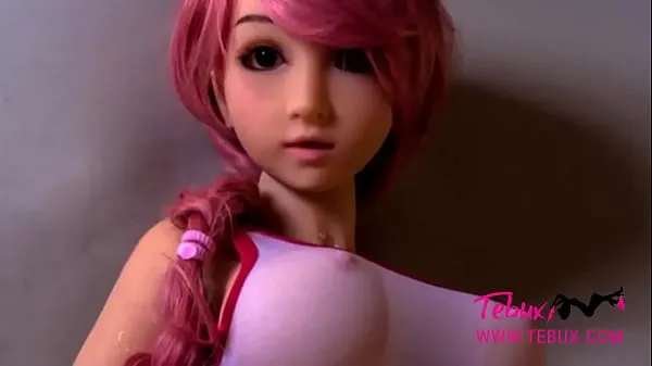 Hotte Pink dyed with really nice pussy petite sex doll varme filmer