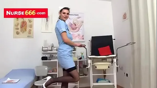 Hot Olga Barz dildo double penetration at fetish clinic warm Movies