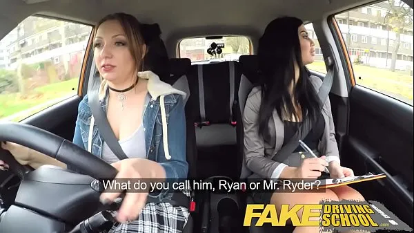 Menő Fake Driving girl fails her test with strict busty mature examiner meleg filmek