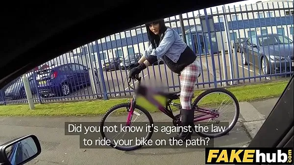 گرم Fake Cop Hot cyclist with big tits and sweet ass گرم فلمیں