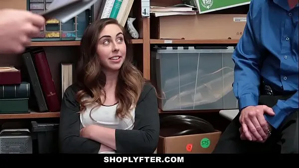 گرم Shoplyfter - Naughty Teen (Lexi Lovell) Takes Two Cocks گرم فلمیں