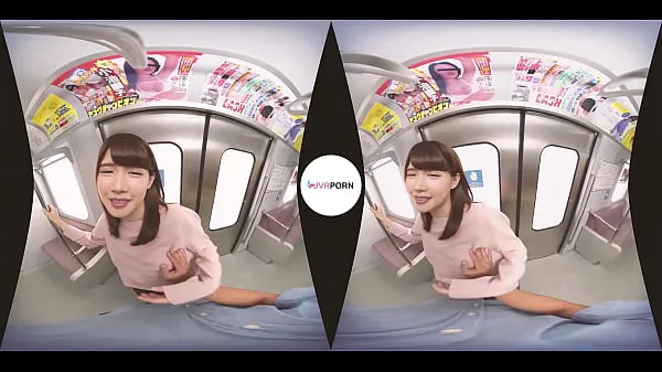 Tram Geek's Lucky Day! Japanese Teen VR Porn Filem hangat panas