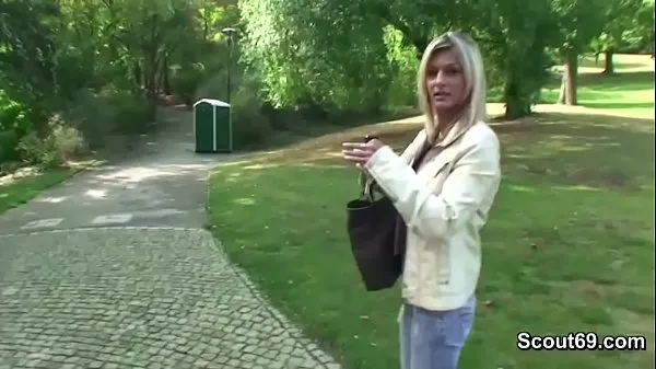 Hot Two Boys Seduce Stranger Girl to Fuck in Park for Money warm Movies