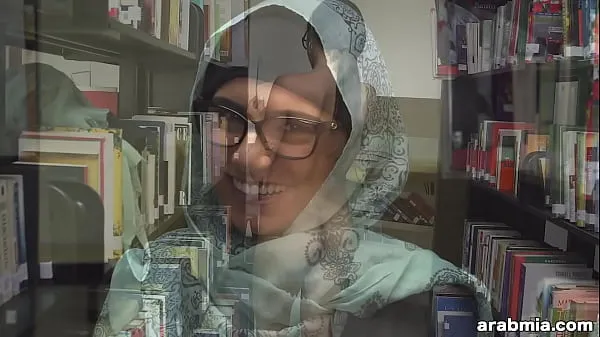 뜨거운 The cute and eccentric Mia Khalifa is in a library Playing With Herself 따뜻한 영화