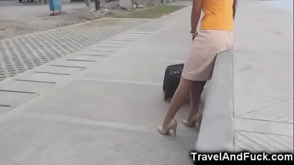 گرم Traveler Fucks a Filipina Flight Attendant گرم فلمیں