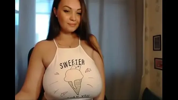 Hotte Huge tits on webcam varme film