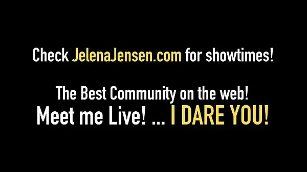 热Penthouse Pet Jelena Jensen Rubs Her Twat In High Heels温暖的电影