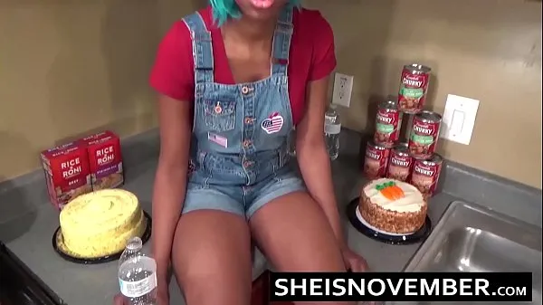 Hete Msnovember Hot Reality Cosplay Porn, Black Nerd Step Sis Big Breasts Out During Intense Blowjob In Kitchen On Sheisnovember warme films