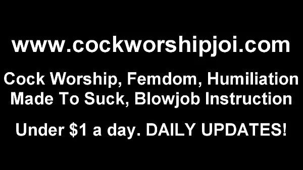 You can work on your cock sucking skills with me JOI Film hangat yang hangat