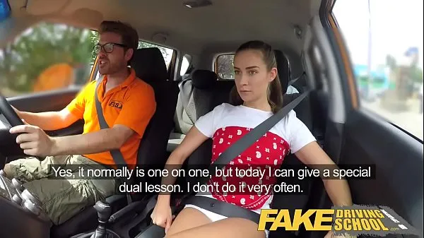 Hete Fake Driving School Horny learners dirty secret suck and fuck session warme films