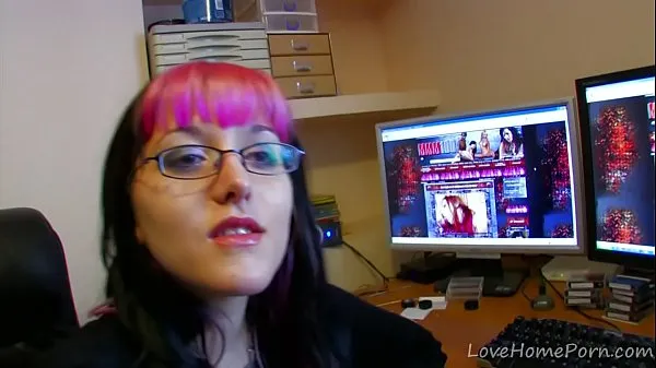 Nerdy Goth Chick Takes It In The Ass Filem hangat panas
