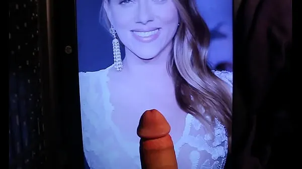 Hot Scarlett Johansson Face and Tits Cum Tribute (Cum Facial warm Movies