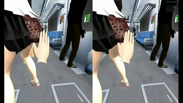 뜨거운 XXX simulator VR train gropped 따뜻한 영화