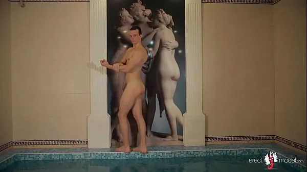 ภาพยนตร์ยอดนิยม Naked guy swimming ended with big dick handjob on a pool table เรื่องอบอุ่น