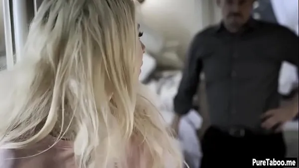 Hot Pretty blonde punished by an angry stepdad warm Movies
