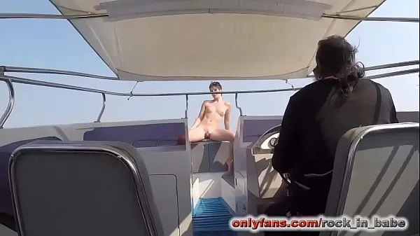Hete Getting fucked on a boat and cumwalking in front of the captain warme films