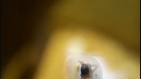 Filming the stepsister in the bathroom Film hangat yang hangat
